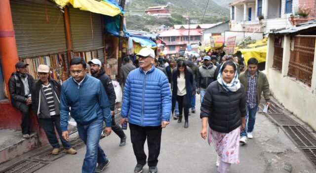पर्यटन विभाग में विशेष कार्यकारी अधिकारी भाष्कर खुल्वे ने मास्टर प्लान के कार्यों का किया निरिक्षण