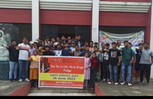 छात्रों ने ली एंटी ड्रग की शपथ