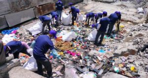 नगर पालिका जोशीमठ ने बदरीनाथ धाम मे चलाया स्वच्छता अभियान