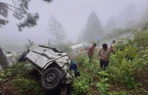 वाहन दुर्घटना में 2 लोगो की मौके पर हुई मौत