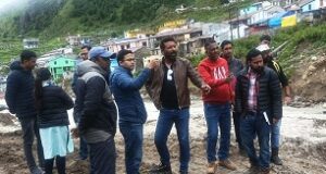 जिलाधिकारी ने बदरीनाथ मास्टर के तहत निर्माण कार्यों का किया स्थलीय निरीक्षण