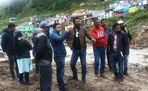 जिलाधिकारी ने बदरीनाथ मास्टर के तहत निर्माण कार्यों का किया स्थलीय निरीक्षण