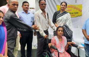 स्वास्थ्य शिविर में 225लोगो को मिला लाभ