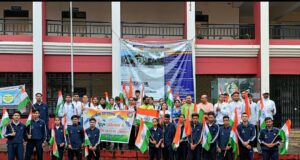 गोपेश्वर महाविद्यालय के छात्रों ने निकाली हर घर तिरंगा रैली