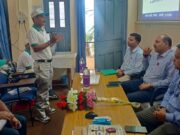 मुख्य विकास अधिकारी ने एसबीआई ग्रामीण द्वारा चलाये जा रहे हेयर सेलून प्रशिक्षण का किया निरीक्षण