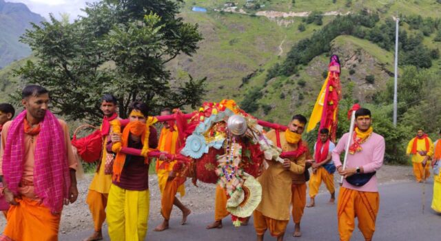 राजराजेश्वरी इंद्रामती की विग्रह डोली पहुंची जोशीमठ