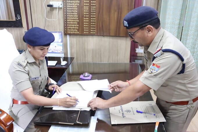 नवनियुक्त पुलिस अधीक्षक रेखा यादव ने संभाली जनपद चमोली की कमान