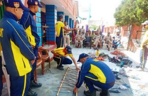 S.D.R.F टीम जोशीमठ द्वारा कोतवाली जोशीमठ के जवानों को किसी प्रकार की आपदा से निपटने हेतु दिया गया आपदा सम्बन्धित प्रशिक्षण