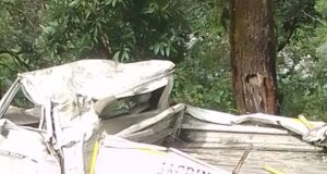 वाहन दुर्घटना. में 3की मौत पुलिस एसडीआरएफ मौके पर