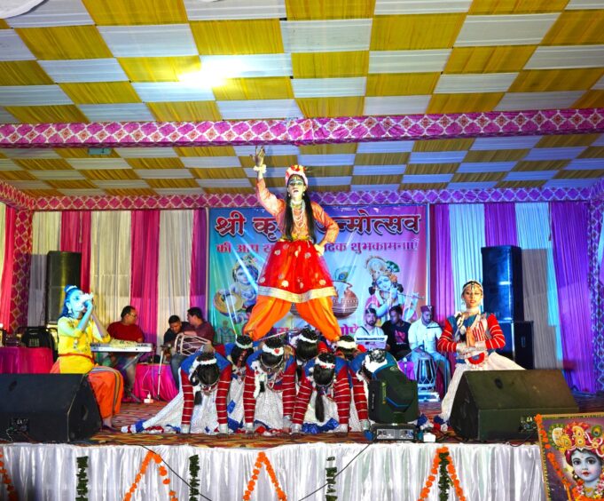 पुलिस लाईन गोपेश्वर एवं जनपद के समस्त थानों में धूमधाम से मनाया गया श्रीकृष्ण का जन्मोत्सव