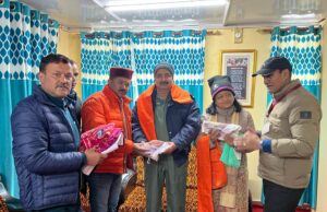 श्री बदरीनाथ -केदारनाथ धाम दर्शन को पहुंचे एयर चीफ मार्शल वीआर चौधरी