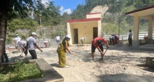 स्वच्छता पखवाड़ा के तहत नन्दप्रयाग संगम पर चलाया गया स्वच्छता अभियान