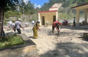 स्वच्छता पखवाड़ा के तहत नन्दप्रयाग संगम पर चलाया गया स्वच्छता अभियान