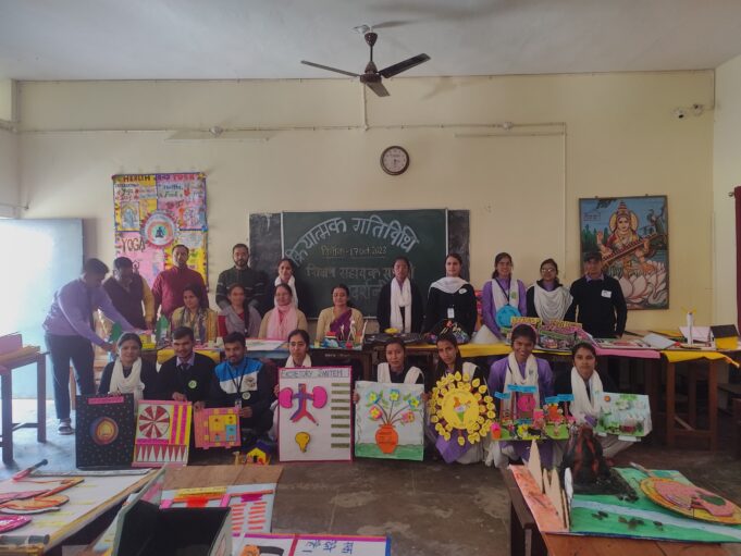 गोपेश्वर महाविद्यालय में आयोजित की गई मॉडल प्रदर्शनी