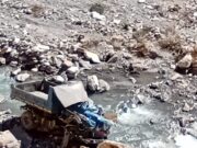 बीआरओ का वाहन दुर्घटना ग्रस्त, चालक की मौत