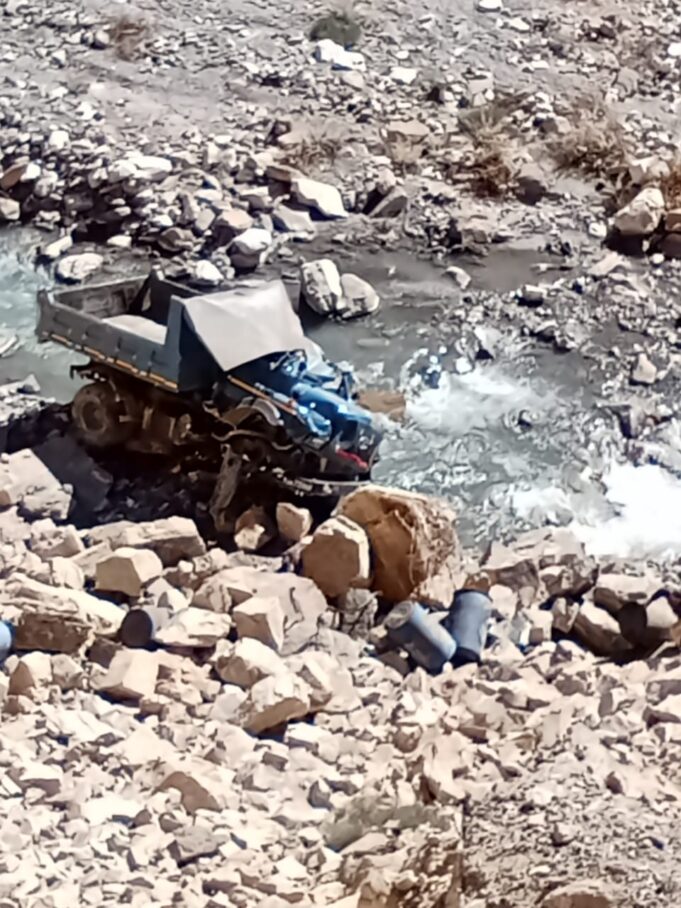 बीआरओ का वाहन दुर्घटना ग्रस्त, चालक की मौत