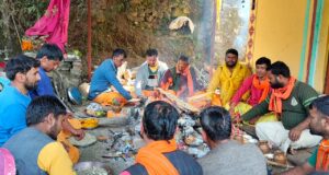 गंगोलगांव के क्षेत्रपाल मंदिर में नव दुर्गा पाठ संपंन्न