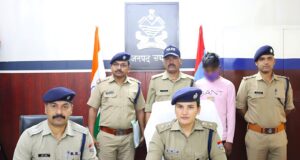 ड्रग फ्री अभियान के तहत पुलिस को मिली बड़ी सफलता,चरस के साथ 1अभियुक्त गिरफ्तार