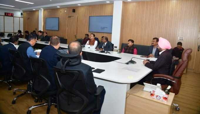 8-9दिसम्बर को आयोजित ग्लोबल इन्वेस्टर समिट को लेकर मुख्य सचिव ने लिए बैठक