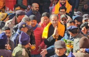 श्री बदरीनाथ- केदारनाथ पहुंचे महाराष्ट्र के पूर्व मुख्यमंत्री उद्धव ठाकरे तथा रश्मि ठाकरे सहित केंद्रीय चुनाव आयुक्त एवं नेपाल के राजदूत।