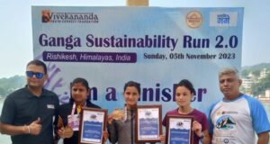 गंगा सस्टेनेबिलिटी रन में वाण (चमोली) की फ्लाइंग गर्ल भागीरथी ने प्रथम स्थान प्राप्त किया