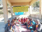 आक्रोश: चमोली-खेनुरी सड़क मार्ग सुधारीकरण की मांग को लेकर ग्रामीणों का 12वें दिन भी अनशन जारी