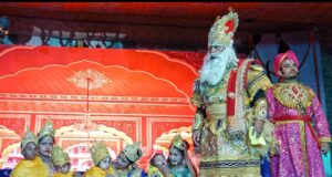 रामलीला के दूसरे दीन भगवान राम व सीता का हुआ जन्म ,भगवान राम ने किया तड़का का वध