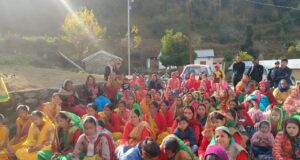 देवाल और दशोली दर्जनों गांवो में पहुंची विकसित भारत संकल्प यात्रा