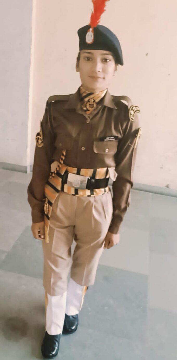सेना में सेवा देगी रंजना देशभर के 179कैडेट्स में रही अब्बल