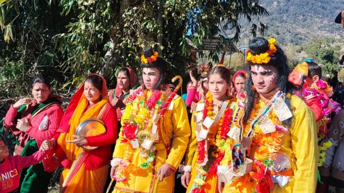 राम चन्द्रजी के राज्याभिषेक के साथ हुवा लीला का समापन