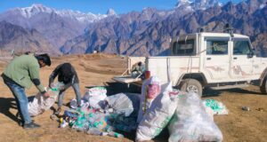 नगरपालिका ने विश्व प्रसिद्ध औली में चलाया स्वच्छता अभियान