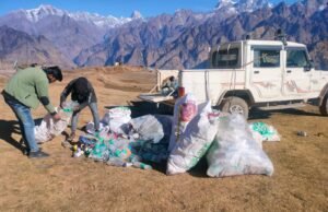 नगरपालिका ने विश्व प्रसिद्ध औली में चलाया स्वच्छता अभियान