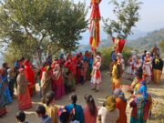 बिजराकोट के आराध्य देव रावल देवता की बन्याथ( देवरा) यात्रा 25 दिसम्बर सोमवार को रात्री विश्राम के लिए पाटी गांव में पहुचेंगे