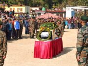 सैन्य सम्मान के साथ हुआ शहीद नायक बीरेन्द्र सिंह का अंतिम संस्कार।