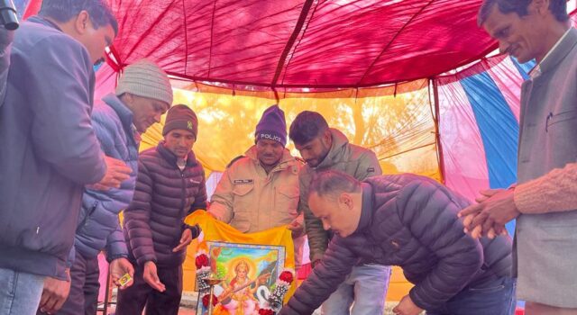 सात दिवसीय एनएसएस शिविर का हुवा शुभारम्भ
