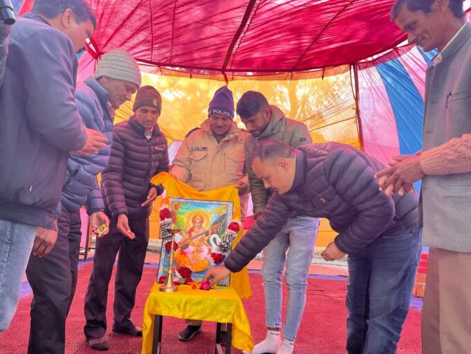 सात दिवसीय एनएसएस शिविर का हुवा शुभारम्भ