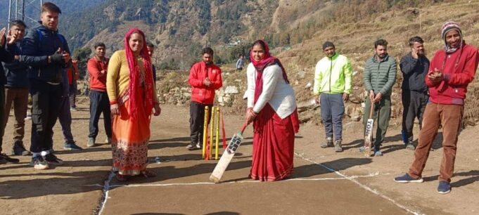 सारी गांव में आयोजित हुवा ग्रामीण प्रीमियर लीग