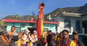 बिजराकोट के आराध्य देव रावल देवता की बन्याथ( देवरा) यात्रा 4 व 5 जनवरी को तल्ला नागपुर चोपता क्षेत्र में रहेंगे भृमण पर