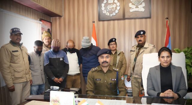 जुआरियों के ठिकानों पर मारा छापा, 04 जुआरियों को भेजा जेल।