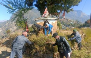 श्री रामलला की प्राण प्रतिष्ठा को लेकर चमोली जिले में चलाया गया वृहद सफाई अभियान