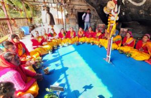 पंचम केदार धाम कल्पेश्वर में राम मंदिर को लेकर की गई स्तुति