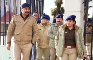 गैरसैण में संभावित बजट सत्र को लेकर पुलिस अधीक्षक ने किया निरीक्षण