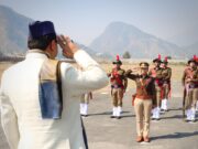 जनपद चमोली में पहली बार पुलिस की महिला जवानों ने सीएम को दिया गार्ड ऑफ ऑनर