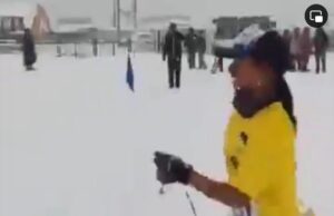 सोने का तमगा!– सोनमर्ग (कश्मीर) में चौड (देवाल) की सरोजनी कोटेडी नें स्नो शू में जीता पहला स्वर्ण.