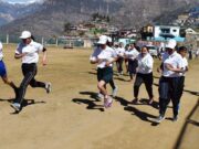 मैराथन दौड़ आयोजित कर मतदान के प्रति किया जागरूक।