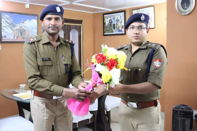 नवनियुक्त पुलिस अधीक्षक सर्वेश पंवार (IPS) ने संभाली जनपद चमोली की कमान