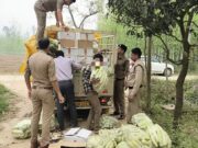 100 पेटी शराब के साथ तस्कर पुलिस की गिरफ्त में