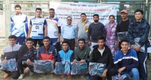 खेल विभाग द्वारा मतदाता जागरूकता अभियान के तहत बॉलीबाल प्रतियोगिता का किया गया आयोजन