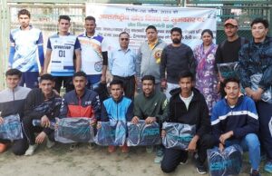 खेल विभाग द्वारा मतदाता जागरूकता अभियान के तहत बॉलीबाल प्रतियोगिता का किया गया आयोजन