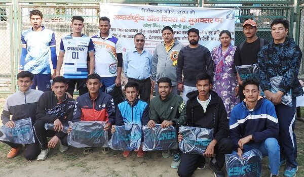 खेल विभाग द्वारा मतदाता जागरूकता अभियान के तहत बॉलीबाल प्रतियोगिता का किया गया आयोजन